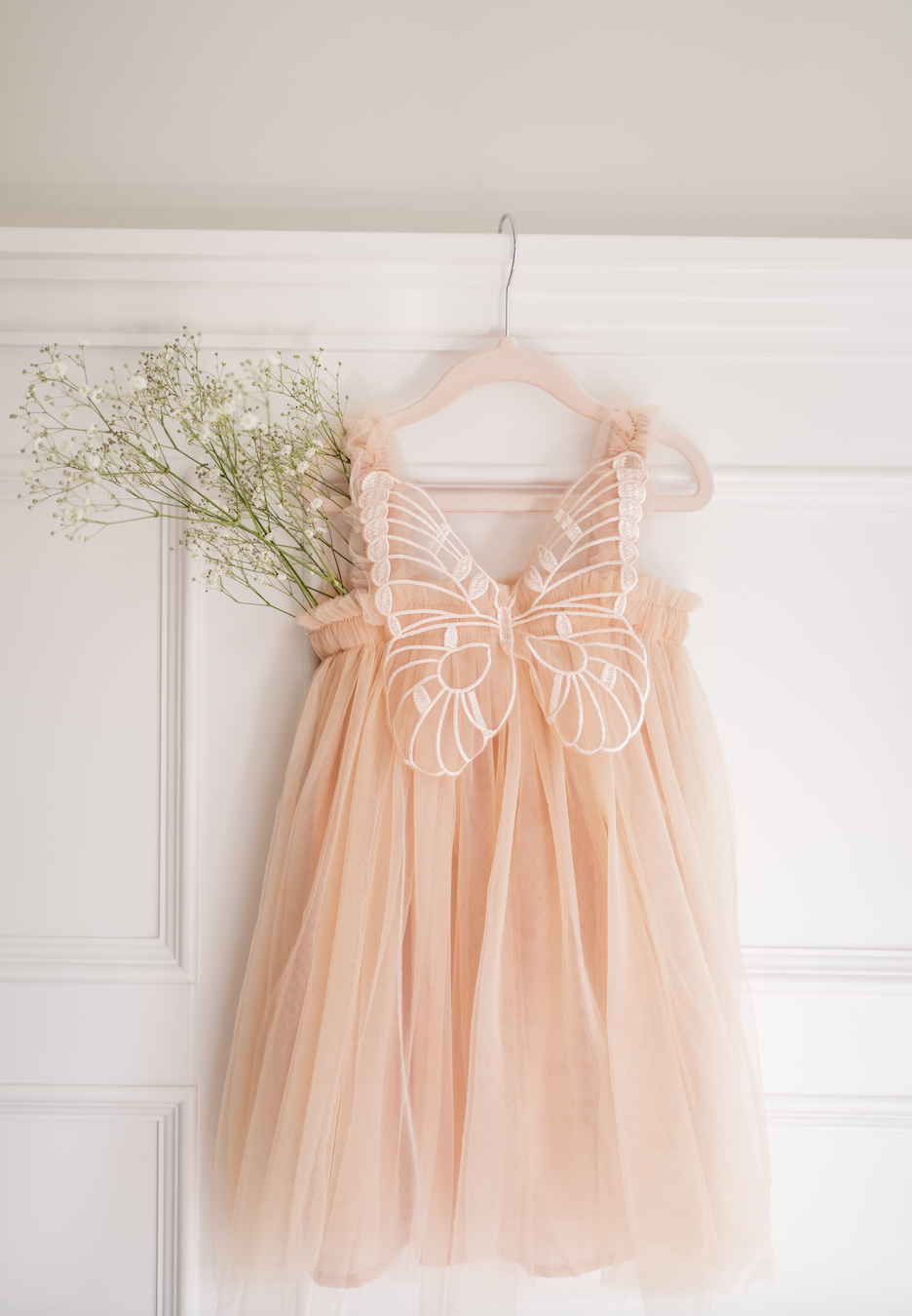 Butterfly Dream Dress - Champagne