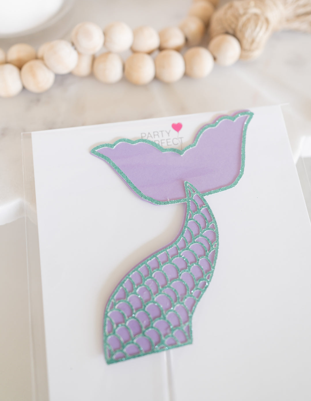 Mermaid Tail Cake Topper