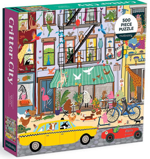 Critter City - Family Puzzle 500-Piece Jigsaw Puzzle