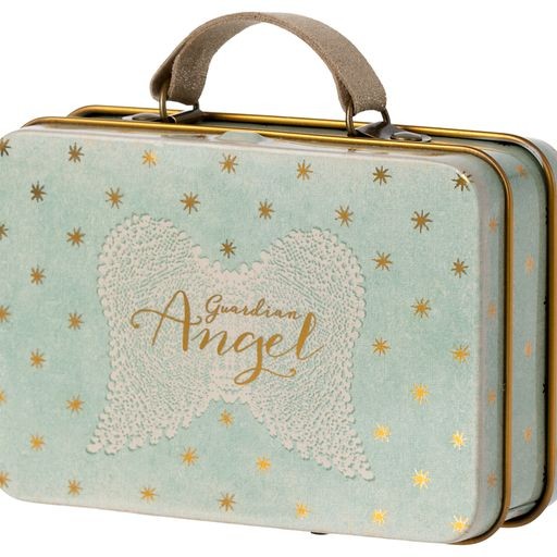 Maileg Angel mouse in suitcase