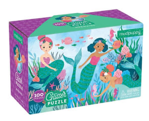 Mermaids 100-Piece Glitter Jigsaw Puzzle