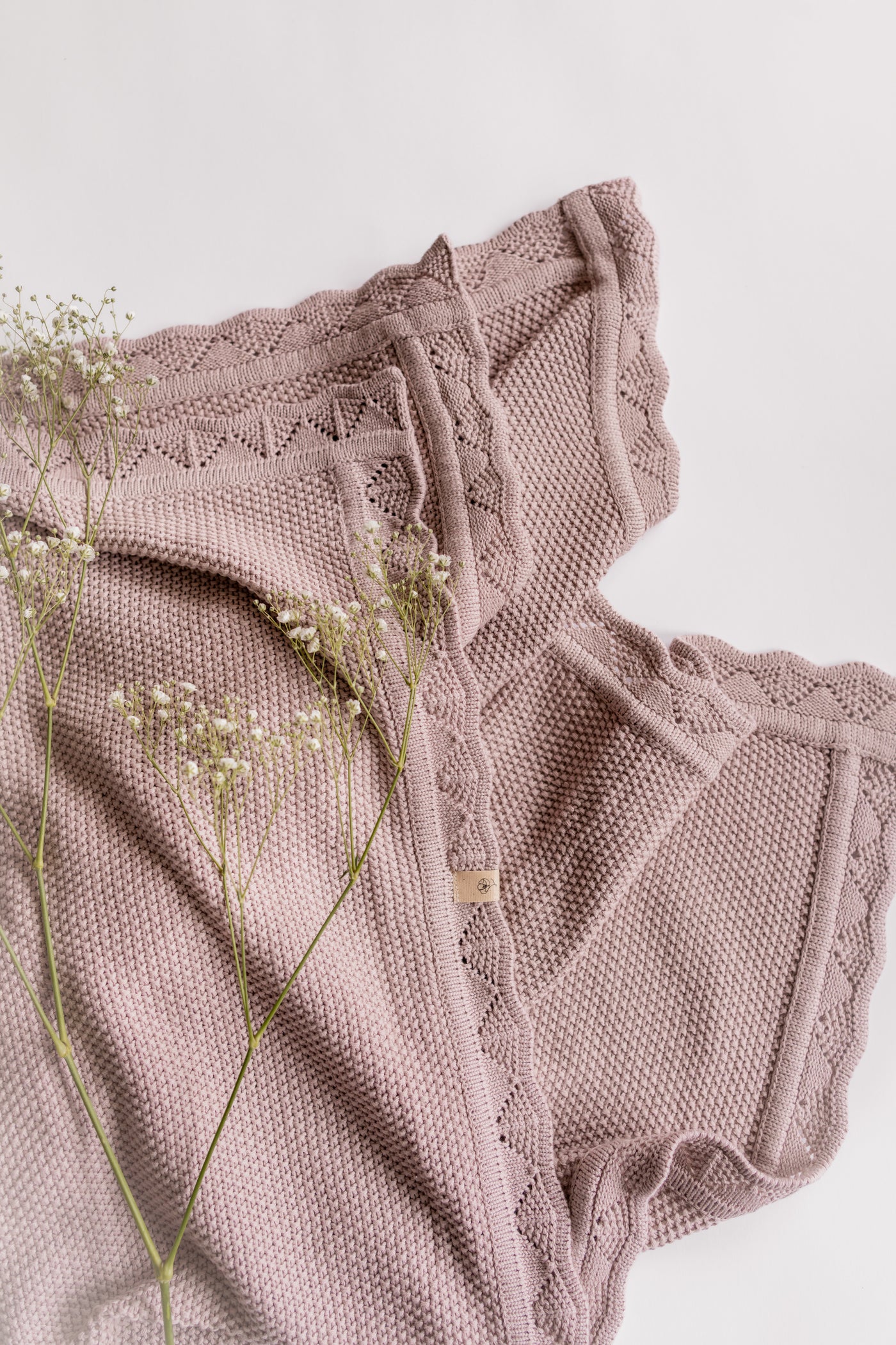 Wildflower Baby Knit Blanket