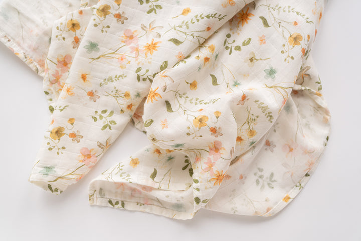 Wildflower Muslin Swaddle