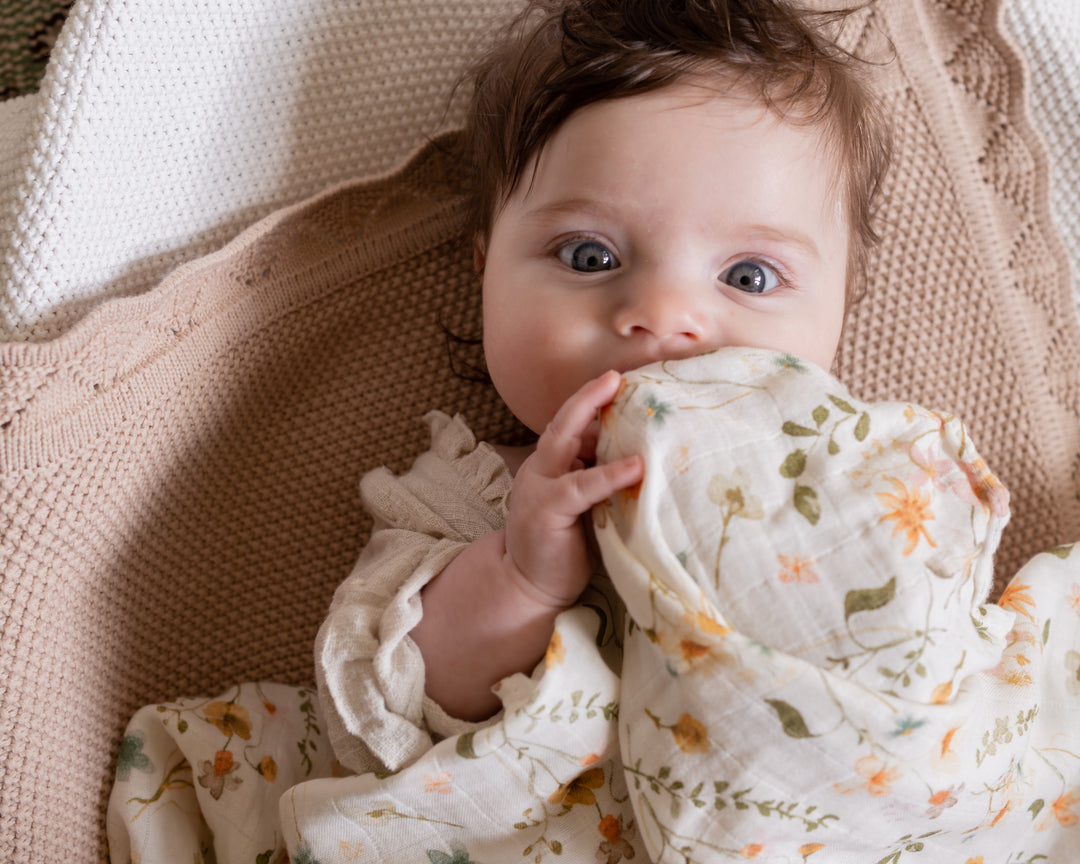 Wildflower Muslin Swaddle